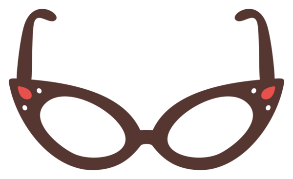 Free Cat Eyewear Glasses Line Clipart Clipart Transparent Background