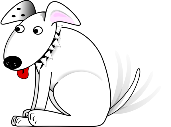 Free Dog Line Art Black And White Nose Clipart Clipart Transparent Background