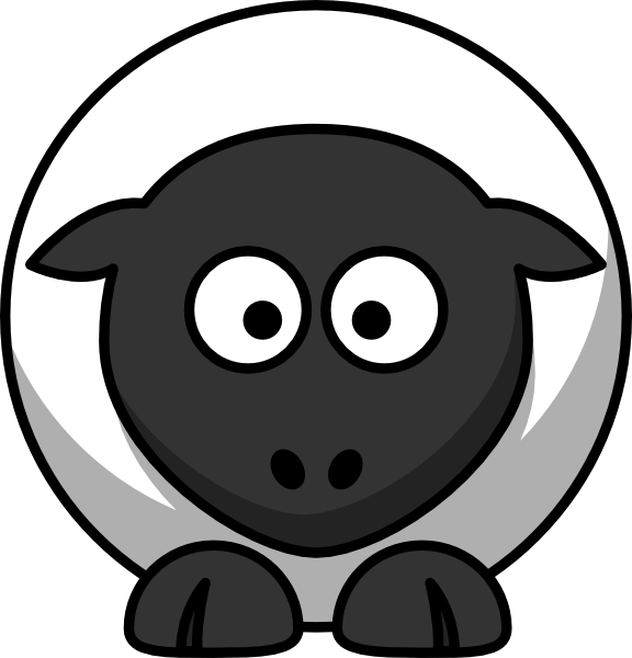 Free Goat Black And White Head Smile Clipart Clipart Transparent Background