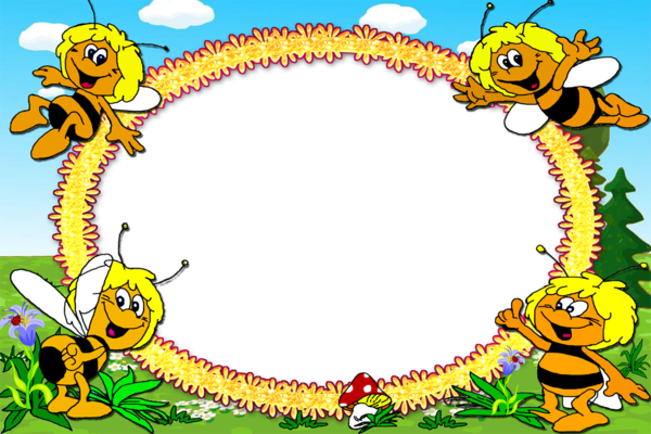 Free Bee Flower Cartoon Flora Clipart Clipart Transparent Background