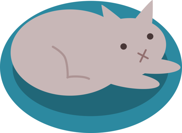 Free Cat Cat Fish Nose Clipart Clipart Transparent Background
