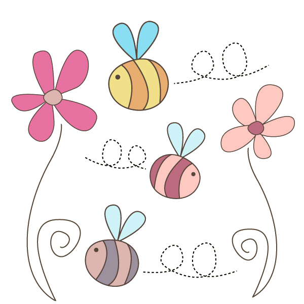 Free Bee Flower Butterfly Moths And Butterflies Clipart Clipart Transparent Background