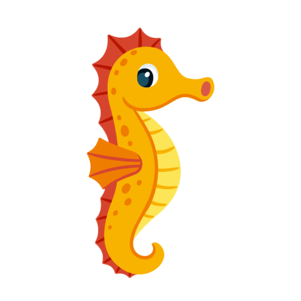 Free Fish Seahorse Fish Clipart Clipart Transparent Background