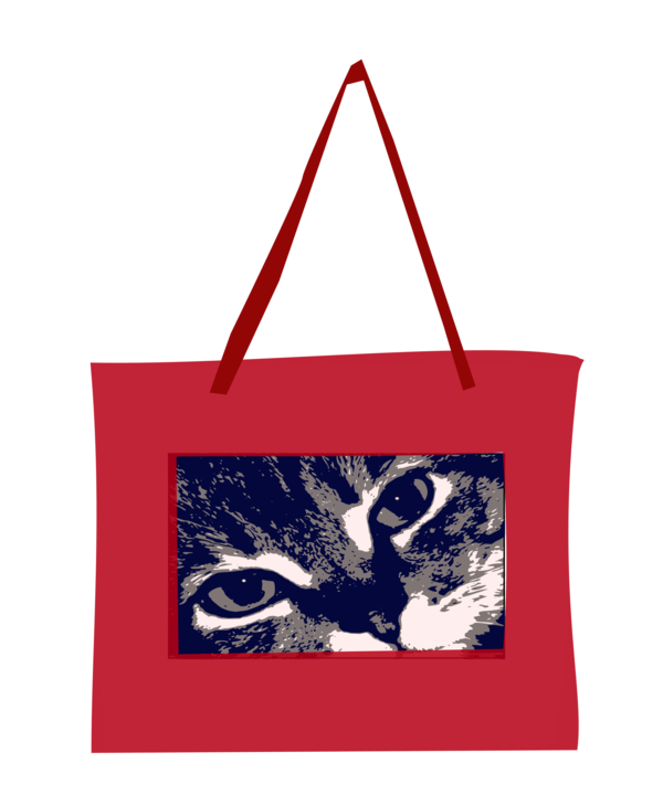 Free Cat Handbag Shoulder Bag Line Clipart Clipart Transparent Background