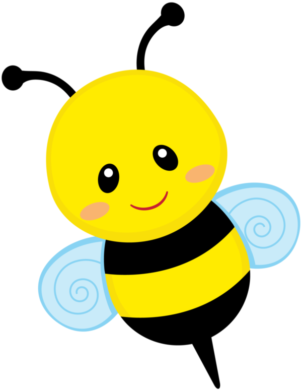 Free Bee Smile Smiley Happiness Clipart Clipart Transparent Background