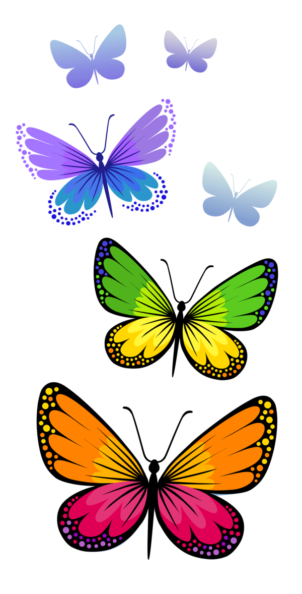 Free Butterfly Butterfly Moths And Butterflies Flower Clipart Clipart Transparent Background