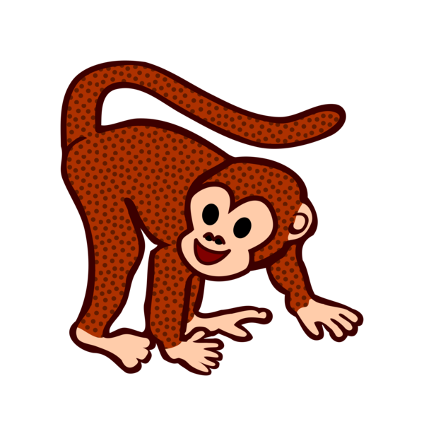Free Gorilla Cartoon Animal Figure Clipart Clipart Transparent Background