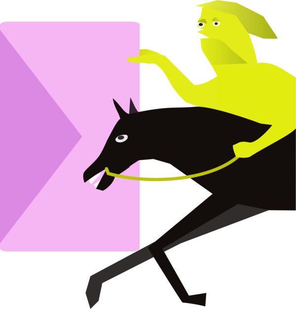 Free Horse Line Logo Clipart Clipart Transparent Background