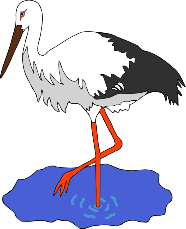 Free Bird Beak Bird Stork Clipart Clipart Transparent Background
