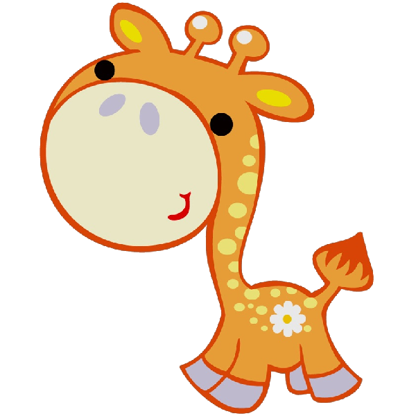 Free Baby Animal Giraffe Giraffidae Area Clipart Clipart Transparent Background