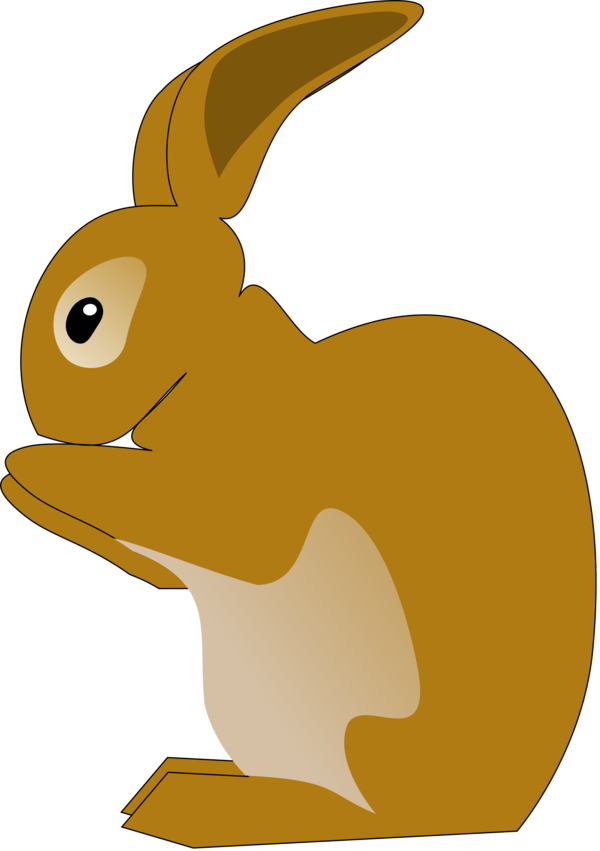 Free Bird Rabbit Hare Beak Clipart Clipart Transparent Background