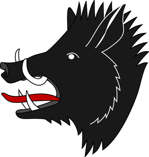 Free Hunting Head Black And White Snout Clipart Clipart Transparent Background
