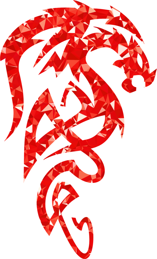 Free Dragon Text Line Symbol Clipart Clipart Transparent Background