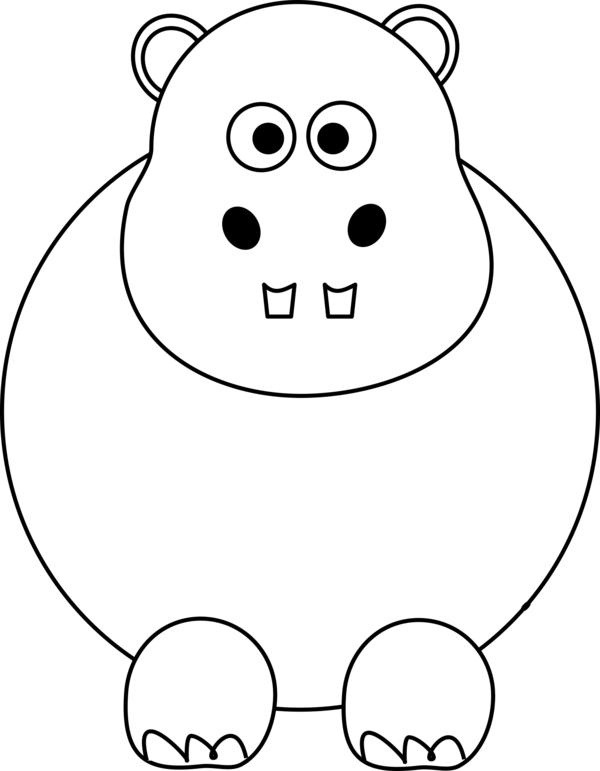 Free Bear Face Black And White Facial Expression Clipart Clipart Transparent Background