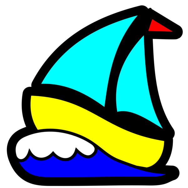 Free Sailing Line Area Symbol Clipart Clipart Transparent Background
