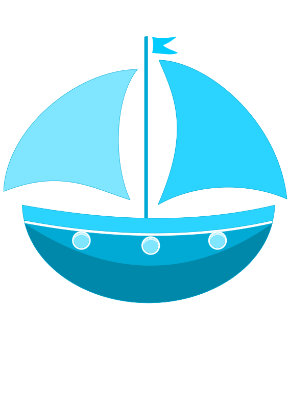 Free Sailing Aqua Azure Leaf Clipart Clipart Transparent Background