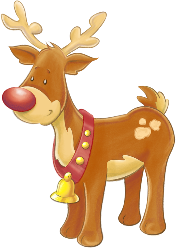 Free Deer Deer Reindeer Cartoon Clipart Clipart Transparent Background