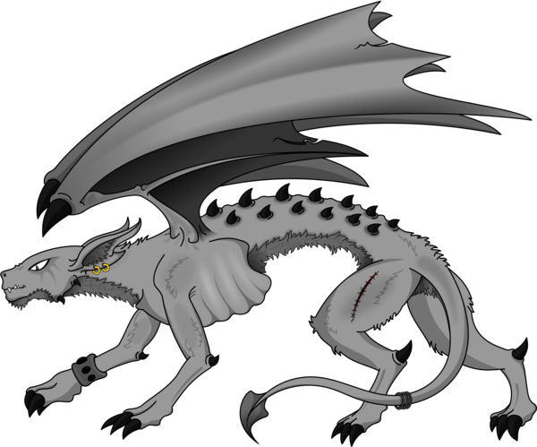 Free Dragon Dragon Black And White Cartoon Clipart Clipart Transparent Background