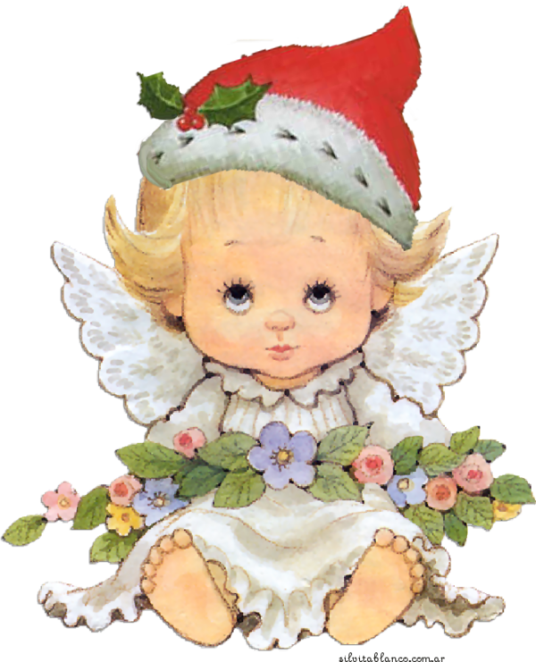 Free Bear Doll Christmas Ornament Angel Clipart Clipart Transparent Background