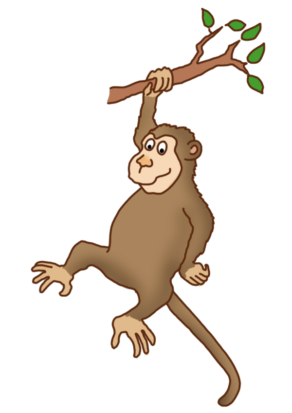 Free Gorilla Tail Animal Figure Clipart Clipart Transparent Background