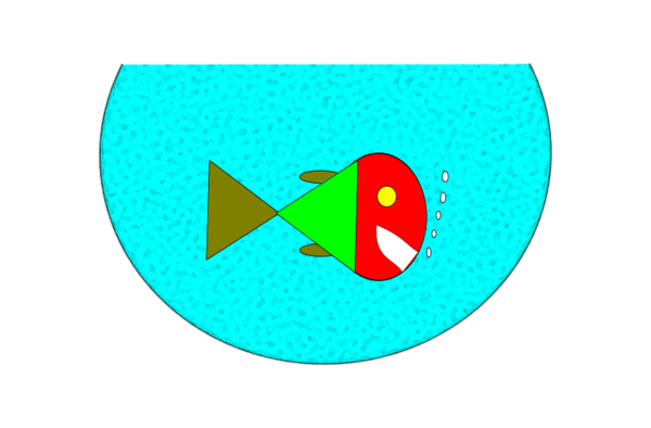 Free Fish Aqua Circle Clipart Clipart Transparent Background
