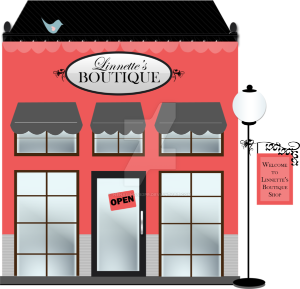 Free Shopping Facade Clipart Clipart Transparent Background