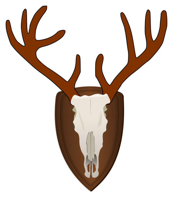 Free Hunting Horn Deer Antler Clipart Clipart Transparent Background