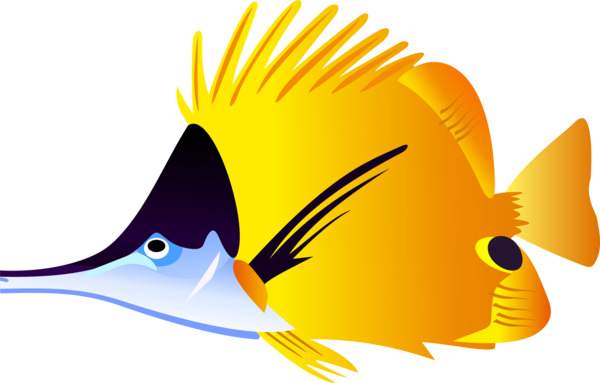 Free Fish Fish Beak Wing Clipart Clipart Transparent Background