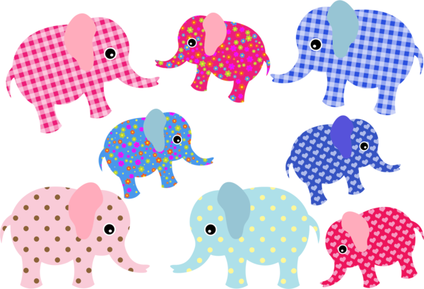 Free Elephant Line Area Stuffed Toy Clipart Clipart Transparent Background