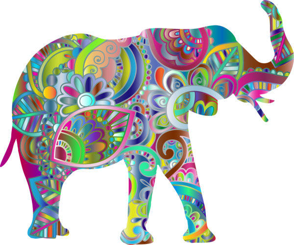 Free Elephant Indian Elephant Elephant Visual Arts Clipart Clipart Transparent Background