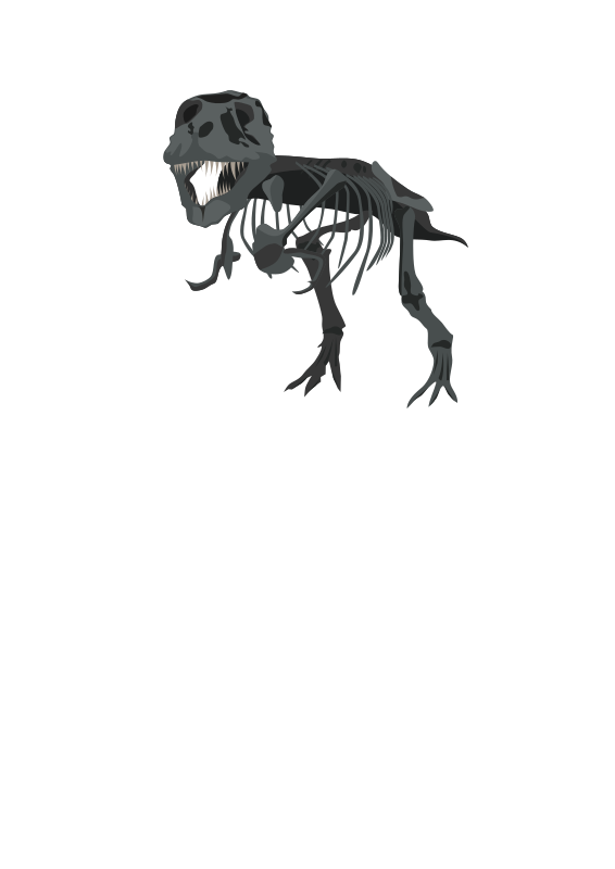 Free Dinosaur Black And White Joint Horse Clipart Clipart Transparent Background