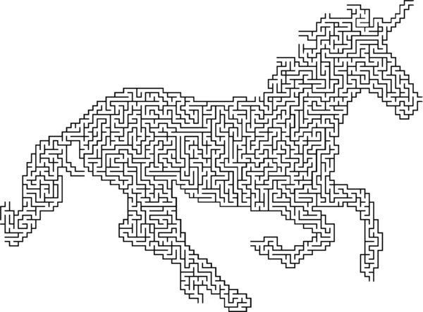 Free Horse Black And White Text Line Art Clipart Clipart Transparent Background