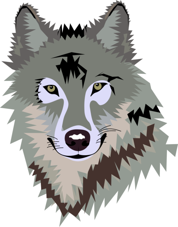 Free Dog Head Wolf Whiskers Clipart Clipart Transparent Background