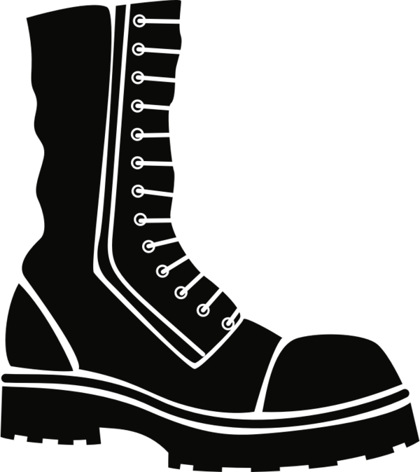Free Walking Footwear Black And White Shoe Clipart Clipart Transparent Background