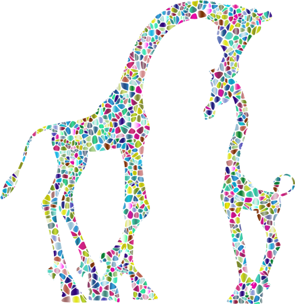 Free Giraffe Giraffe Body Jewelry Line Clipart Clipart Transparent Background