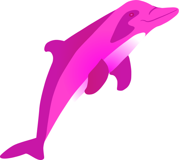 Free Dolphin Dolphin Fish Magenta Clipart Clipart Transparent Background