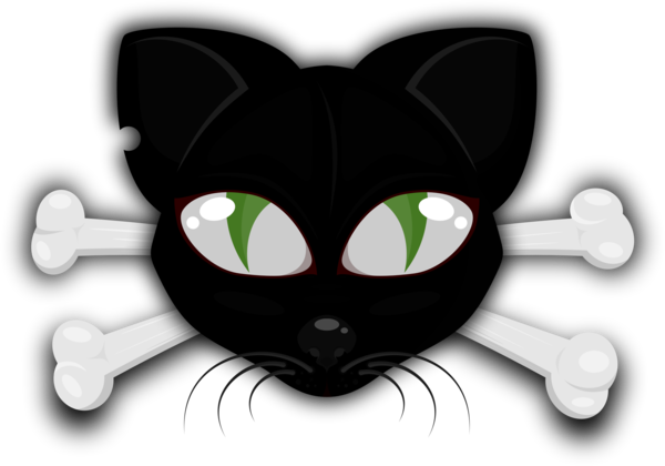 Free Cat Cat Black Cat Whiskers Clipart Clipart Transparent Background
