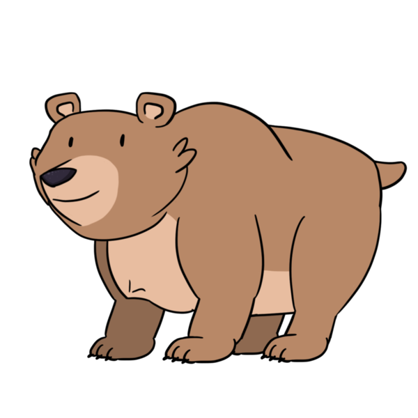Free Bear Bear Cartoon Beaver Clipart Clipart Transparent Background