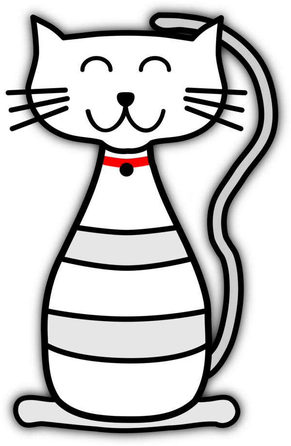 Free Cat Cat Black And White Head Clipart Clipart Transparent Background