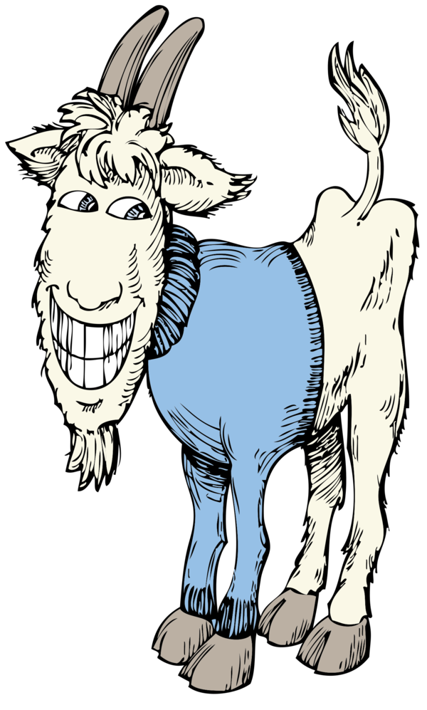 Free Donkey Donkey Goats Cartoon Clipart Clipart Transparent Background