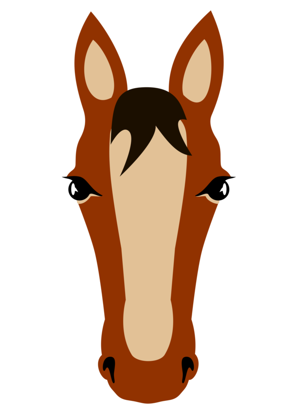 Free Horse Nose Head Horn Clipart Clipart Transparent Background