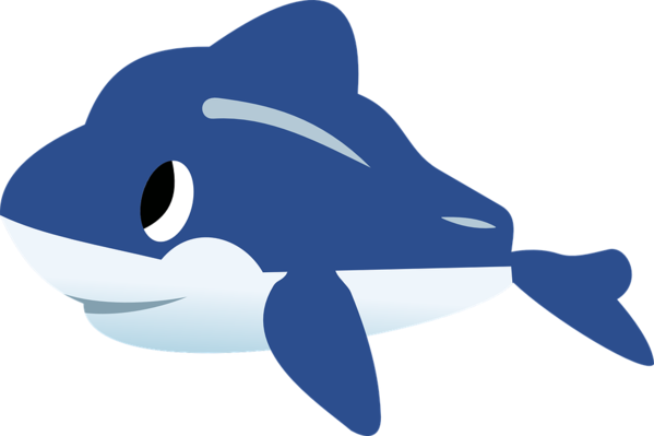 Free Dolphin Dolphin Fish Cobalt Blue Clipart Clipart Transparent Background