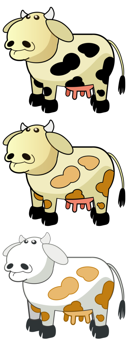 Free Cow Cartoon Nose Area Clipart Clipart Transparent Background
