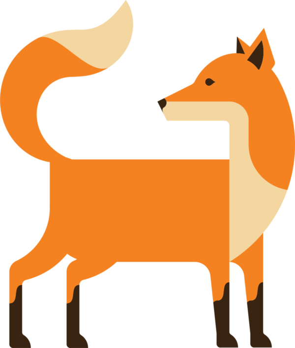 Free Fox Red Fox Snout Line Clipart Clipart Transparent Background