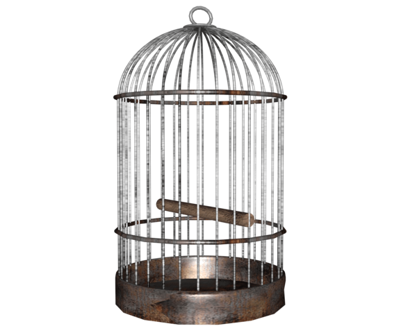 Free Bird Cage Clipart Clipart Transparent Background