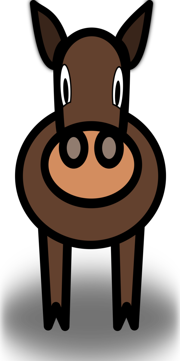 Free Donkey Cartoon Nose Head Clipart Clipart Transparent Background