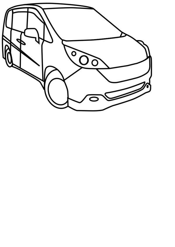 Free Walking Black And White Line Art Car Clipart Clipart Transparent Background