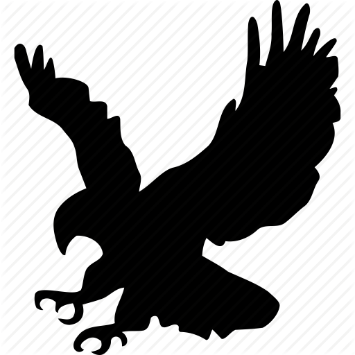 Free Bird Black And White Bird Bird Of Prey Clipart Clipart Transparent Background