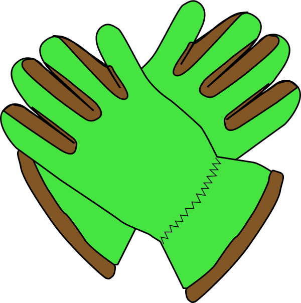Free Gardening Safety Glove Hand Leaf Clipart Clipart Transparent Background