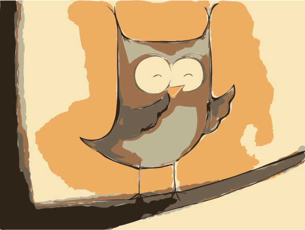 Free Bird Owl Bird Cartoon Clipart Clipart Transparent Background